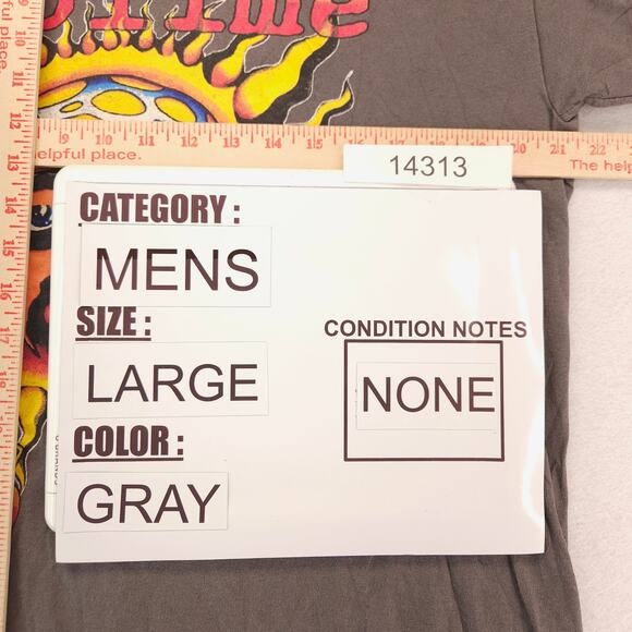 Sublime Band Short Sleeve Crew Neck Graphic T Shirt Mens Size Large L Gray - Picture 7 of 9